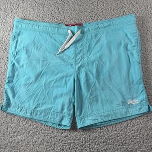 Super Dry Light Blue Lined Drawstring Swim Board Shorts Japan Spirit Size XL‎